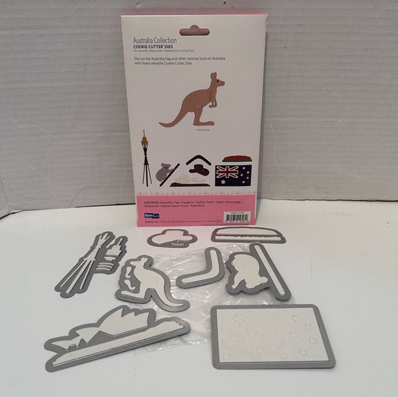 Quickutz 8-pc cookie cutter dies - AUSTRALIA Collection - Picture 2 of 4